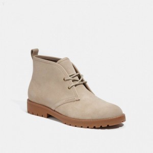 Coach Desert Boot - Men's Boots - Sand | NJUN2468
