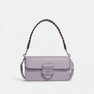Coach Morgan Shoulder Bag - Women's Shoulder Bags - Silver / Mist | CFPQ3519