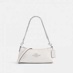 Coach Charlotte Shoulder Bag - Women's Shoulder Bags - Silver / | MCUJ5352