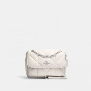 Coach Klare Crossbody 25 With Puffy Diamond Quilting - Women's Crossbody Bags - Silver / | DDIT5135