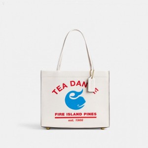Coach Cashin Carry 22 With Fire Island Graphics - Men's Duffle Bags - Tea Dance | TTQI8313
