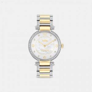 Coach Cary Watch,34 Mm - Women's Watches - Two Tone | XLHZ7121