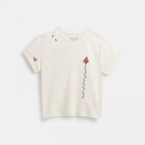 Coach Coach X Observed By Us T Shirt - Women's T Shirts - White | GFIS5511
